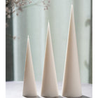 Tapered Cone Candle — Set of 3