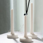 Fluted Column Candle — Set of 3
